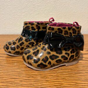 Koala Kids Leopard Print Boots